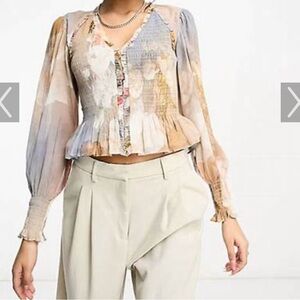 All Saints Maya Rosalia Top